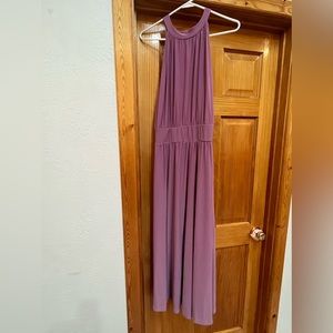 purple dress